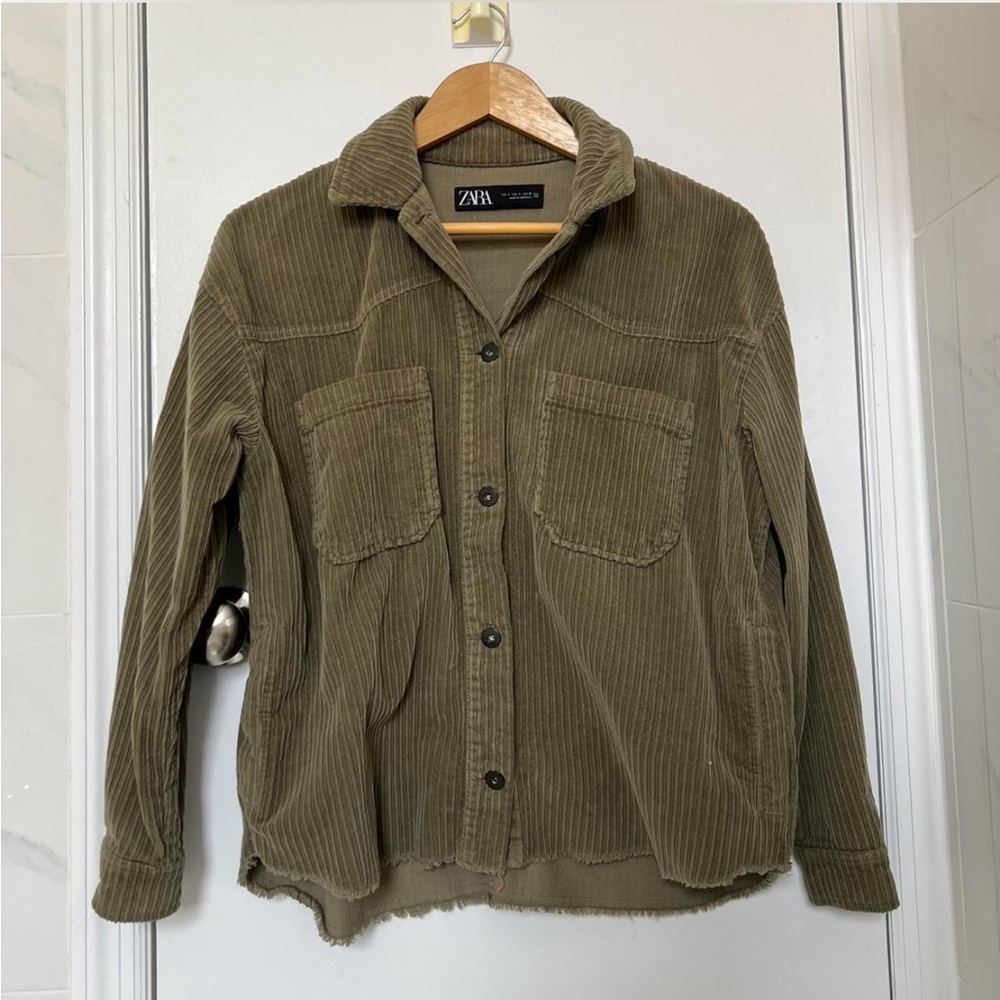 Zara Corduroy Button Up S